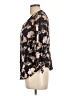 Splendid 100% Rayon Black 3/4 Sleeve Blouse Size L - photo 5