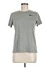 Nike 100% Polyester Gray Active T-Shirt Size M - photo 1