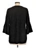 Apt. 9 Black 3/4 Sleeve Blouse Size L - photo 2