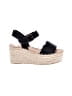 Soludos Black Wedges Size 8 - photo 1