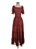 Max Studio 100% Polyester Paisley Red Casual Dress Size S - photo 1