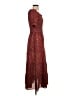 Max Studio 100% Polyester Paisley Red Casual Dress Size S - photo 4