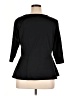 Studio Works Black 3/4 Sleeve Top Size 1X - photo 2