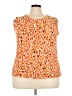 Kasper Orange Sleeveless Blouse Size 3X - photo 1
