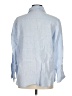 Charlie 100% Linen Blue 3/4 Sleeve Button-Down Shirt Size M - photo 2