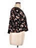 Xhilaration 100% Rayon Black Short Sleeve Blouse Size XL - photo 4