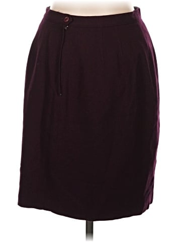 Kasper Wool Skirt (view 2)