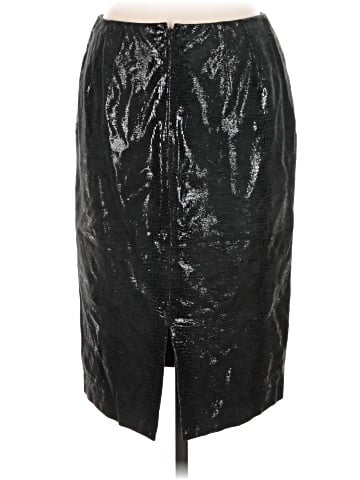 Linda Allard Ellen Tracy Leather Skirt (view 2)