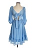 Unbranded 100% Polyester Blue Cocktail Dress Size S - photo 1