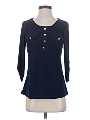 Perseption Concept 3/4 Sleeve Top (view 1)