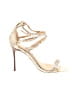 Badgley Mischka Gold Sandals Size 6 1/2 - photo 1