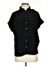 Madewell 100% Viscose Solid Black Central Drapey Shirt Size XXS - photo 1