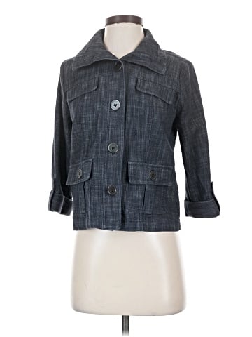 JM Collection Denim Jacket (view 1)