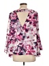 Jennifer Lopez 100% Polyester Pink 3/4 Sleeve Blouse Size L - photo 2