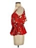Sienna Sky 100% Polyester Red Sleeveless Blouse Size S - photo 5