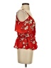 Sienna Sky 100% Polyester Red Sleeveless Blouse Size S - photo 4