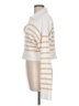 Olivaceous 100% Cotton Stripes Ivory Pullover Sweater Size L - photo 5