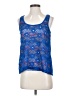 Ransom Blue Sleeveless Top Size S - photo 1