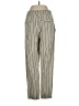 Zara Stripes Silver Casual Pants Size S - photo 2