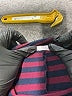 Lush Stripes Burgundy Casual Dress Size L - photo 7