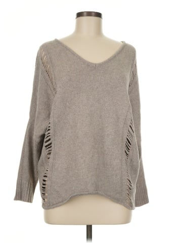 Hem & Thread Pullover Sweater (view 1)