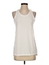Gap Fit 100% Polyester Ivory Sleeveless T-Shirt Size XS - photo 1