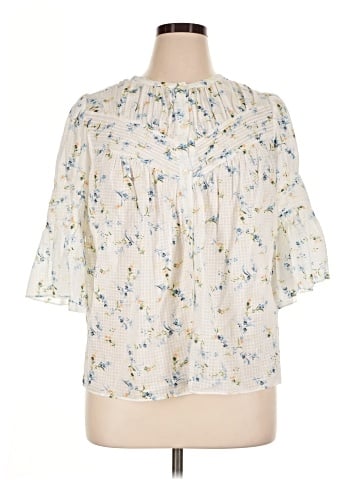 La Vie Rebecca Taylor Short Sleeve Blouse (view 1)