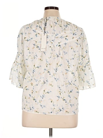 La Vie Rebecca Taylor Short Sleeve Blouse (view 2)