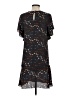 CAbi 100% Polyester Print Black Casual Dress Size XS - photo 2