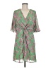 Adelyn Rae 100% Polyester Tropical Floral Green Cocktail Dress Size M - photo 1