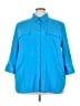 Maggie Barnes 100% Polyester Blue 3/4 Sleeve Blouse Size 26 - photo 1