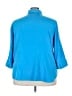 Maggie Barnes 100% Polyester Blue 3/4 Sleeve Blouse Size 26 - photo 2
