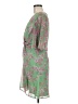 Adelyn Rae 100% Polyester Tropical Floral Green Cocktail Dress Size M - photo 5