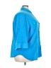 Maggie Barnes 100% Polyester Blue 3/4 Sleeve Blouse Size 26 - photo 4