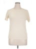 Jil Sander 100% Cotton Ivory Short Sleeve Turtleneck Size EU 48 / US 18 - photo 1