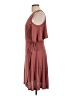 Alya Solid Brown Burgundy Cocktail Dress Size L - photo 5
