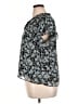 CeCe 100% Polyester Floral Blue Short Sleeve Blouse Size XL - photo 5