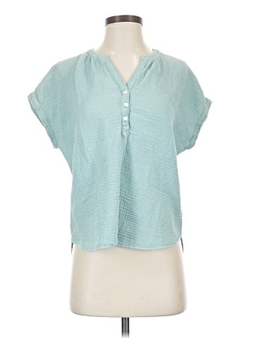 Lucky Brand Short Sleeve Blouse (view 1)