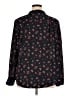 Faded Glory Floral Black Long Sleeve Blouse Size XL (estimated) - photo 2