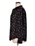Faded Glory Floral Black Long Sleeve Blouse Size XL (estimated) - photo 5