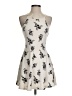 Forever 21 Floral Ivory Cocktail Dress Size S - photo 1