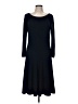 Talbots Solid Black Casual Dress Size M - photo 1