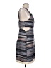Venus 100% Polyester Stripes Gray Casual Dress Size 12 - photo 4