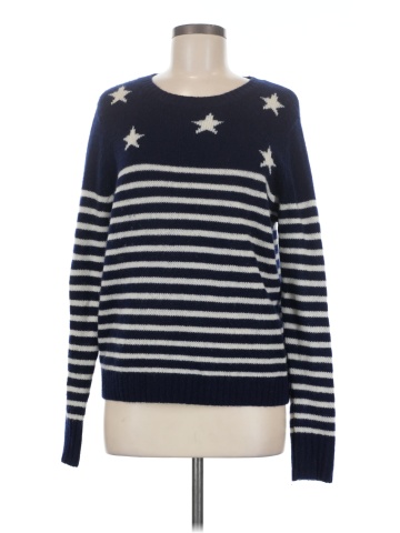 Aqua Cashmere Pullover Sweater (view 1)