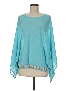 Blue Saks Fifth Avenue Poncho