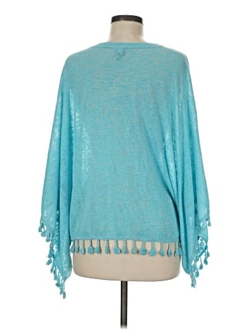Blue Saks Fifth Avenue Poncho (view 2)