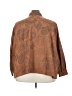 Liz & Me 100% Polyester Paisley Brown 3/4 Sleeve Blouse Size 5XWP - photo 2
