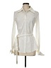 Ideology Ivory Long Sleeve Blouse Size M - photo 1