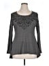 One World Gray Long Sleeve Top Size XL - photo 1