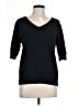 Ella Moss Black 3/4 Sleeve T-Shirt Size L - photo 1